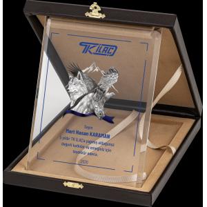 Altın Yaldız Kristal Plaket