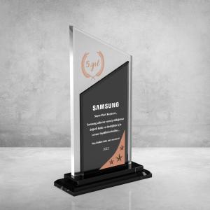 Bronz Kristal Plaket